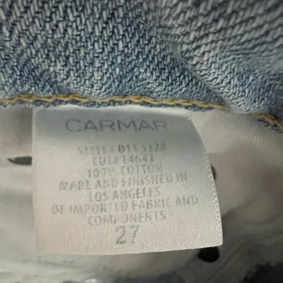 CARMAR distressed jean shorts - Picture 3 of 3
